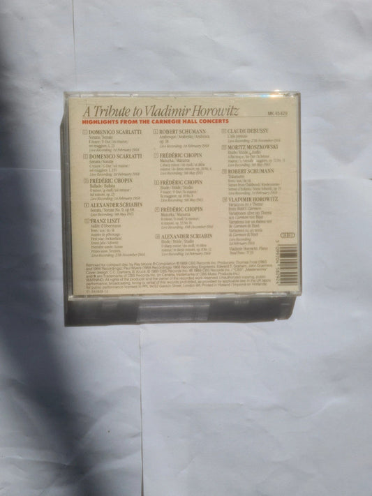 Vladimir Horowitz – Highlights From The Carnegie Hall Concerts