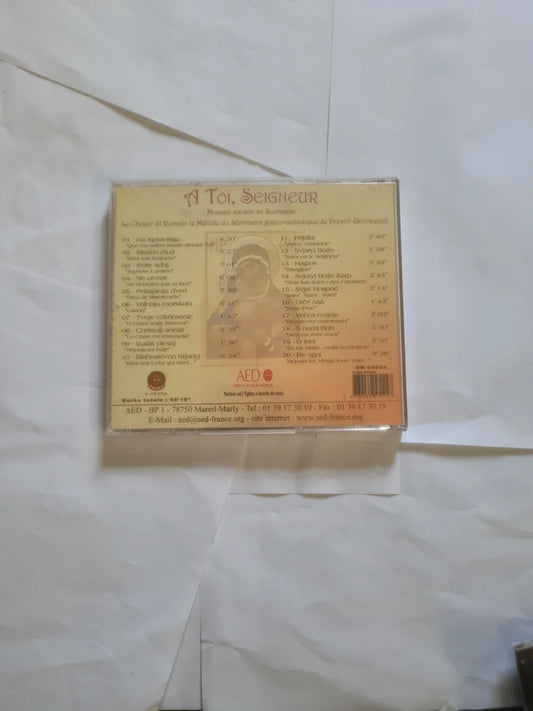 A toi, seigneur musique sacrée de slovaquie