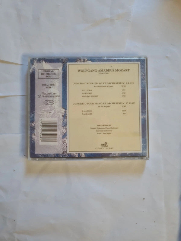 Mozart – Concertos Pour Piano Et Orchestre, Concerto N°9 "Jeune Homme" & N°17