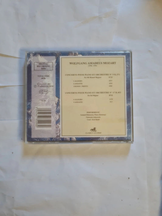 Mozart – Concertos Pour Piano Et Orchestre, Concerto N°9 "Jeune Homme" & N°17