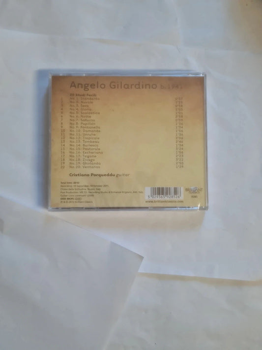 Angelo Gilardino, Cristiano Porqueddu – 20 Studi Facili (For Guitar
