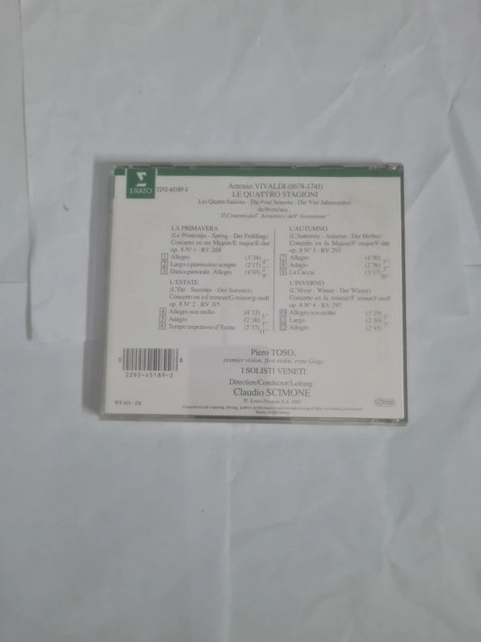 Vivaldi – Piero Toso, I Solisti Veneti, Claudio Scimone – Le Quattro Stagioni
