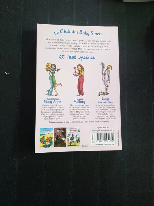 Le club des baby-sitters, nos joies et nos peines, Ann M. Martin