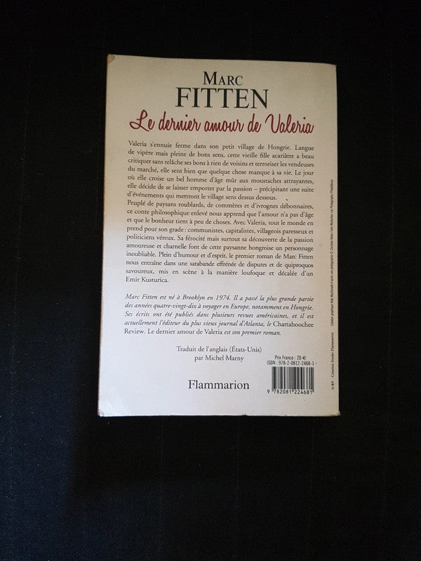 Le dernier amour de Valeria, Marc Fitten