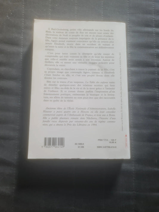 La table des enfants, Isabelle Hausser