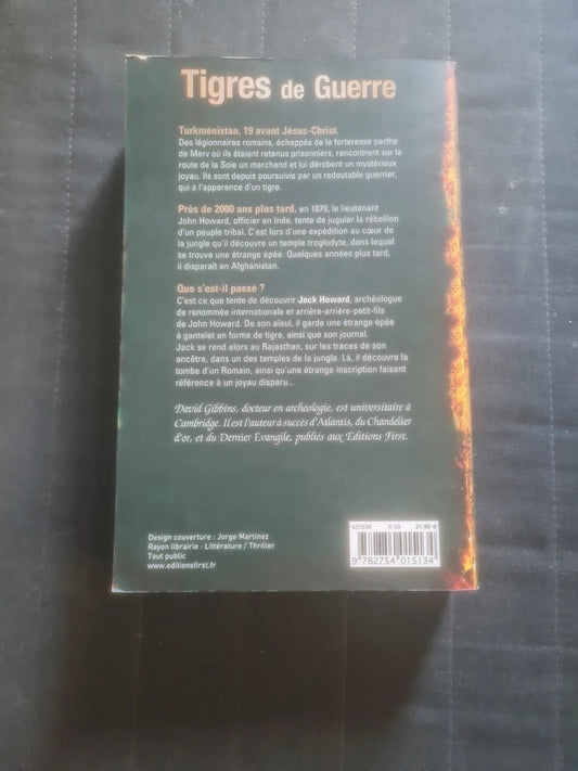 Tigres de guerre, David Gibbins