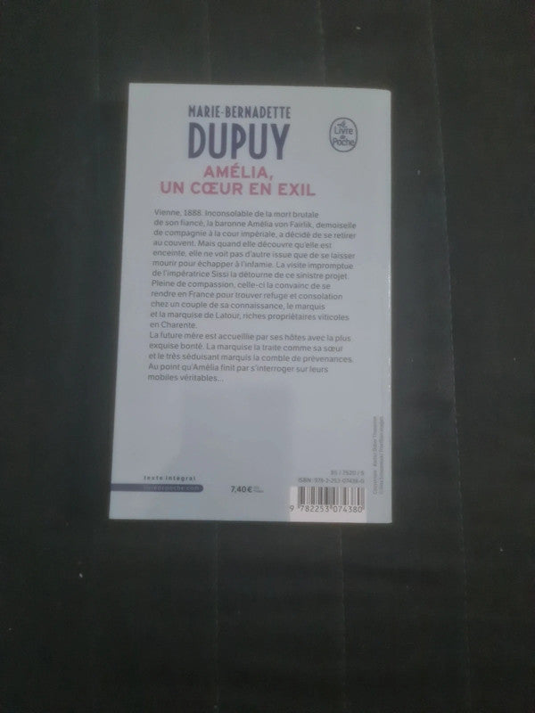 Amélia,  un coeur en exil,  Marie Bernadette Dupuy