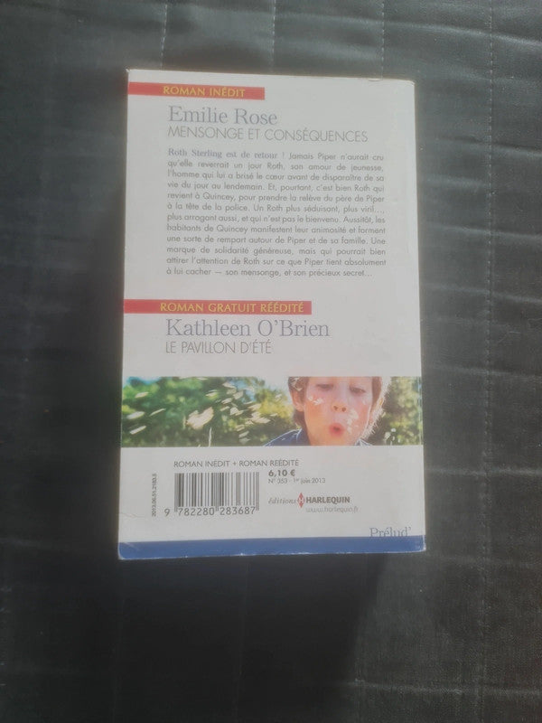 Livre occasion – Mensonge et conséquences, Émilie Rose