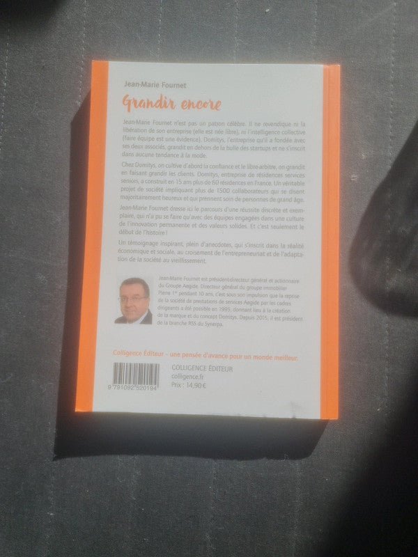 Livre occasion – Grandir encore , Jean Marie Fournet