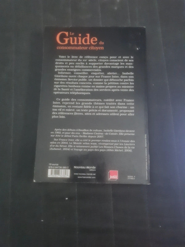 Le guide du consommateur citoyen, Isabelle Giordano
