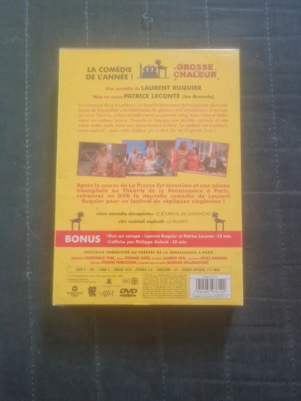 Grosse chaleur, Laurent Ruquier , Patrice Leconte sous blister