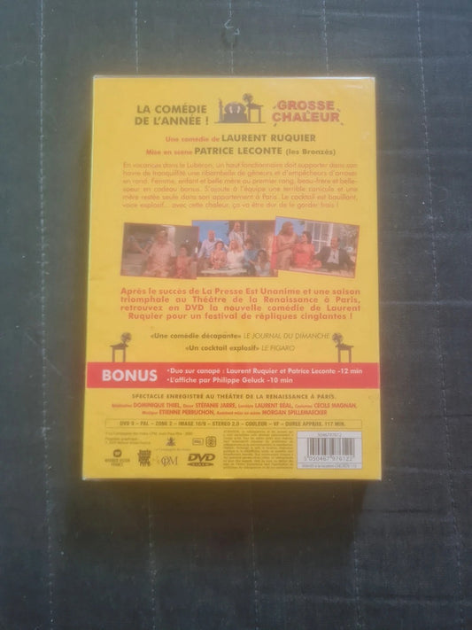 Grosse chaleur, Laurent Ruquier , Patrice Leconte sous blister