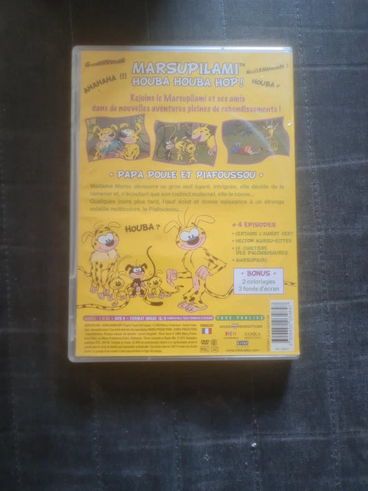 Dvd Marsupilami, papa poule et Piafoussou