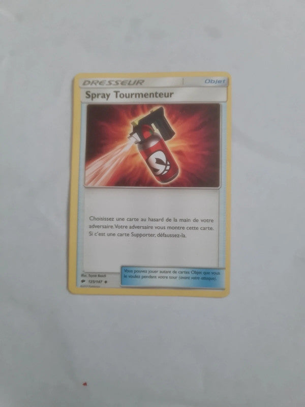 Carte Pokémon dresseur
Spray Tourmenteur