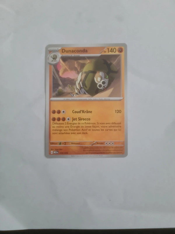 Carte Pokémon Dunaconda PV 140