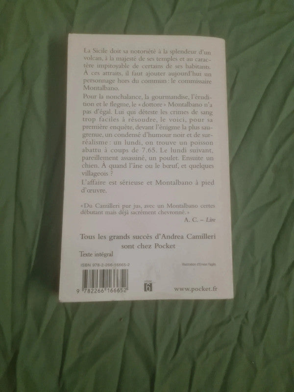 La première enquête de Montalbano, Andrea Camilleri