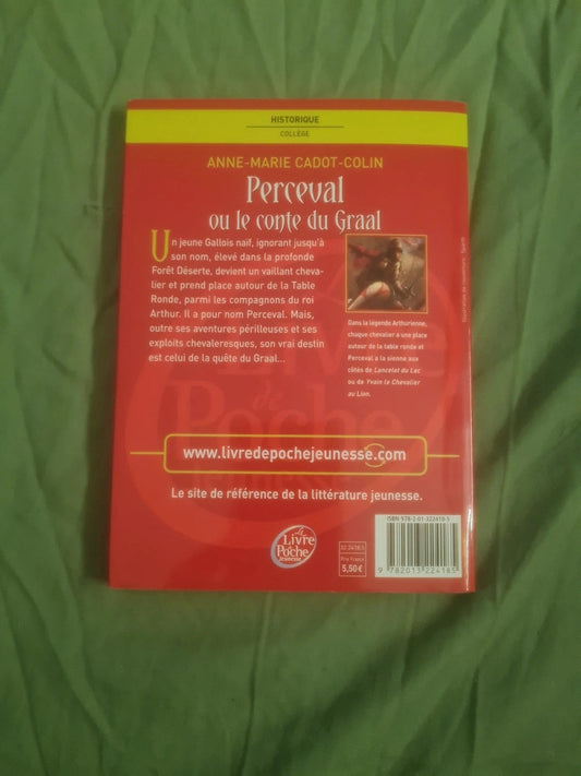 Perccevak ou le conte du Graal , Anne Marie Cadot Colin