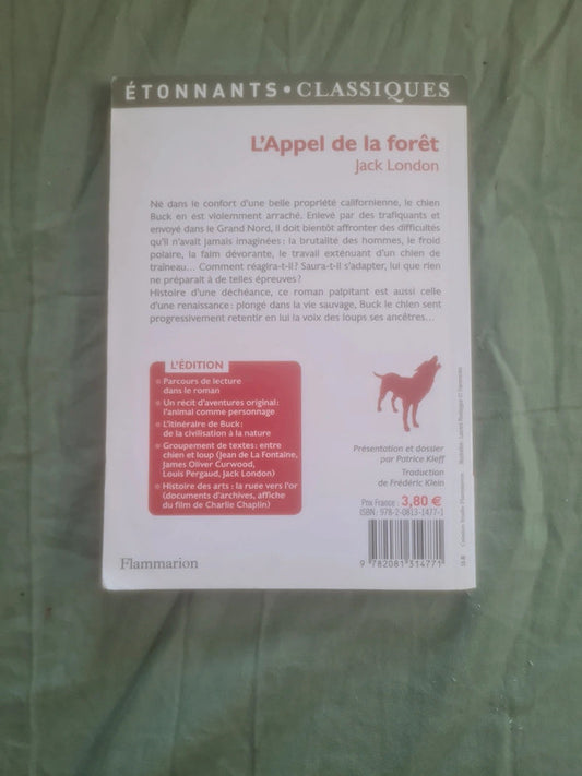 L'appel de la forêt, Jack London , étonnants classiques
