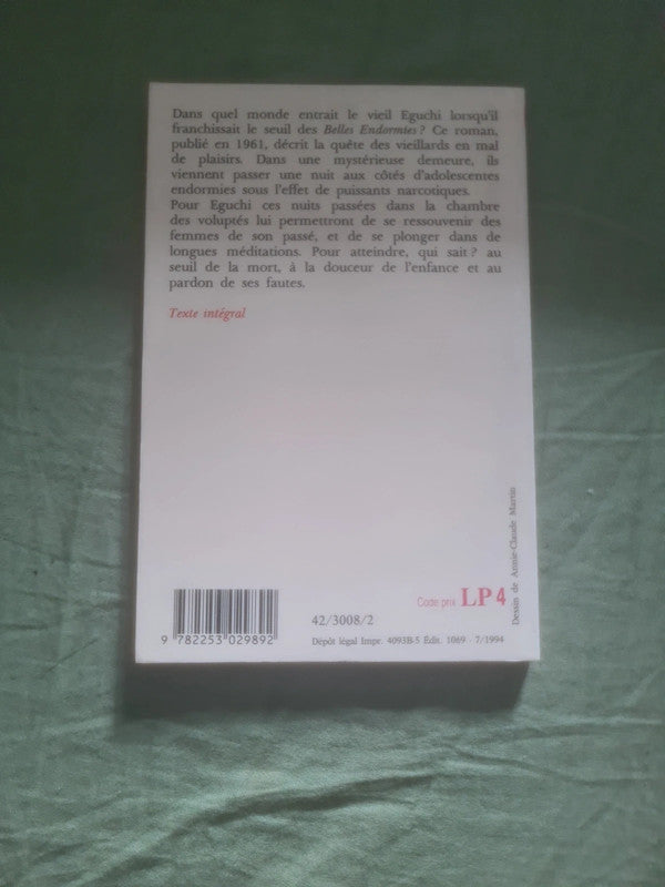 Les belles endormies , Yasunari Kawabata