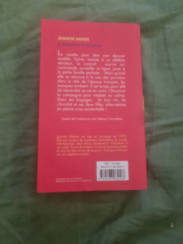 Livre occasion – A propos d'amour, Jennifer Weiner