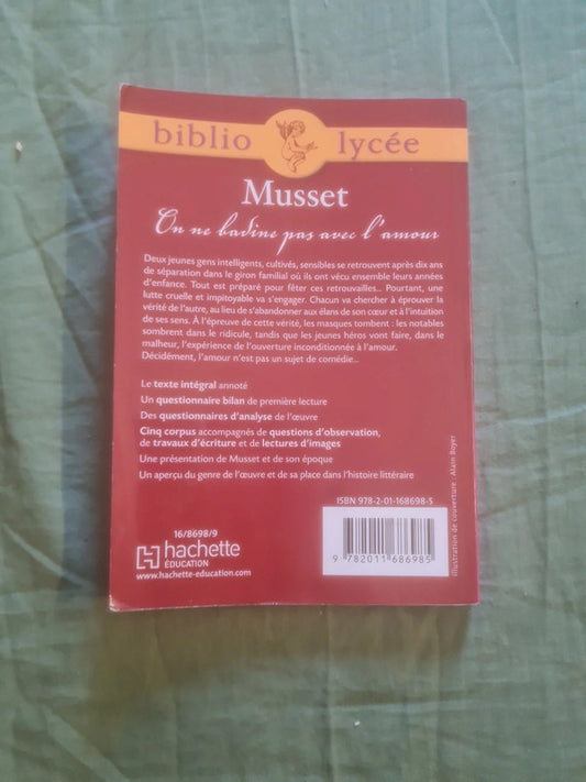 On ne badine pas avec l'amour, Musset