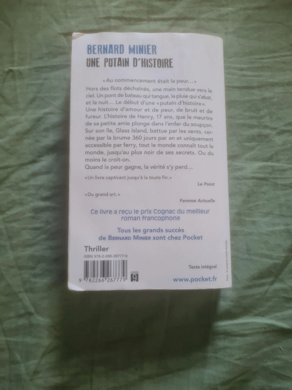 Livre occasion – Une putain d'histoire, Bernard Minier