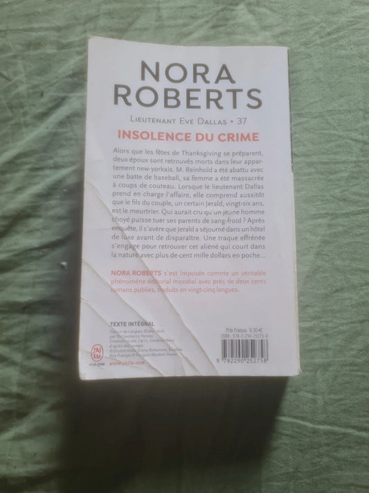 Insolence du crime, Nora Roberts