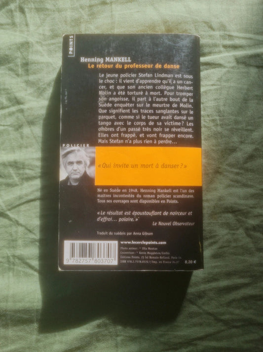 Le retour du professeur de danse, Henning Mankell