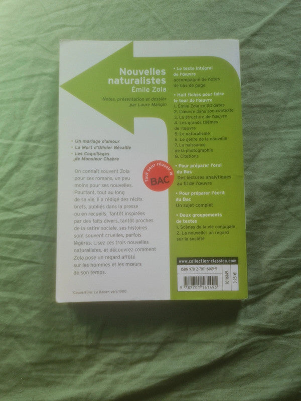 Nouvelles naturaliste, Émile Zola