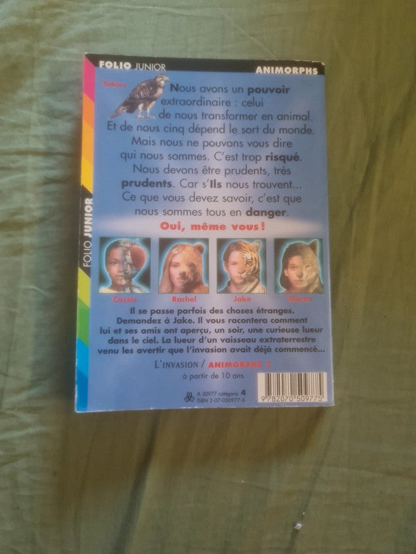 Livre occasion – Animorphs, l'invasion, K.A. Applegate