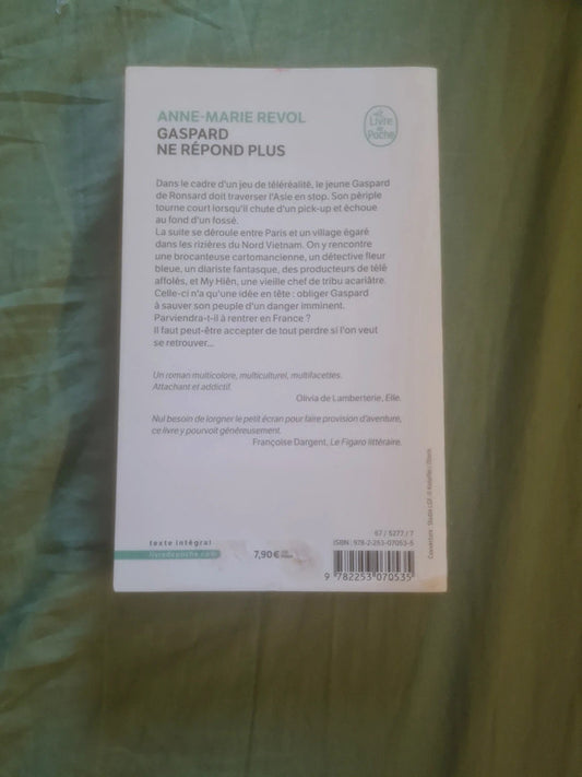 Gaspart ne répond plus, Anne Marie Revol
