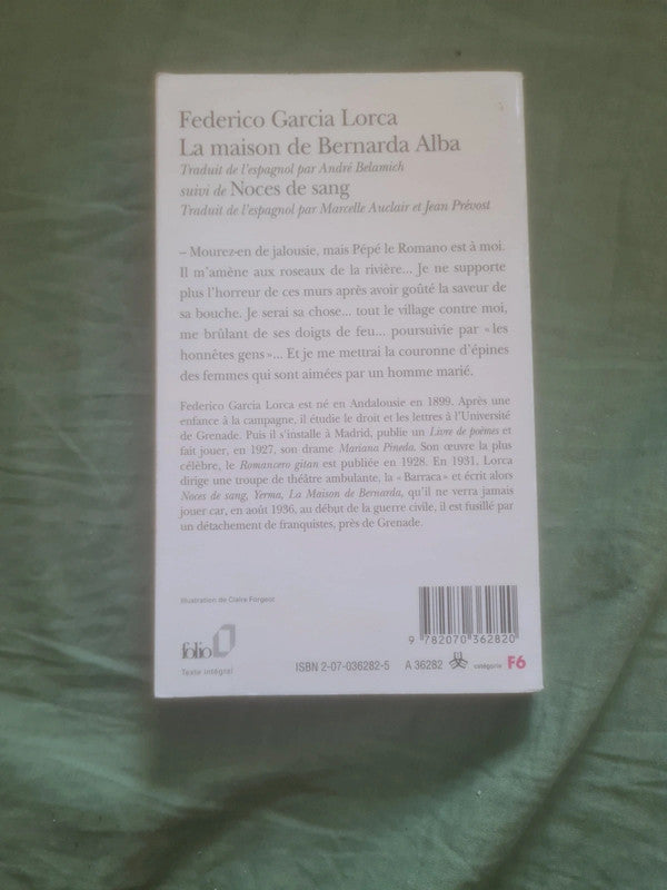 La maison de Bernarda Alba , Federico Garcia Lorca
