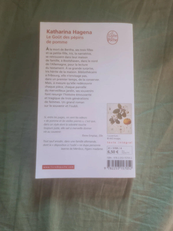 Le goût des pépins de pommes, Katharina Hagena