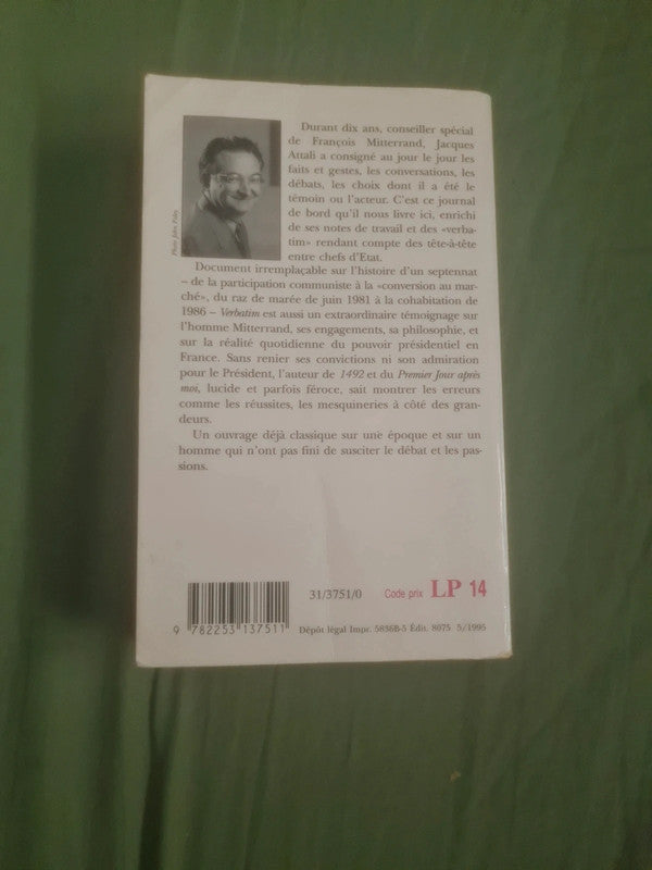 Verbatim 1 première partie 1981-1983 , Jacques Attali