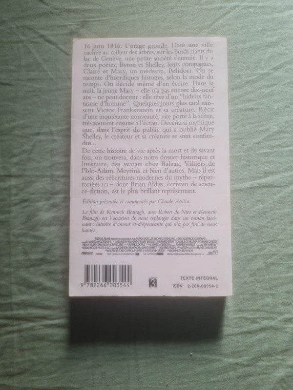 Frankenstein, Mary Shelley