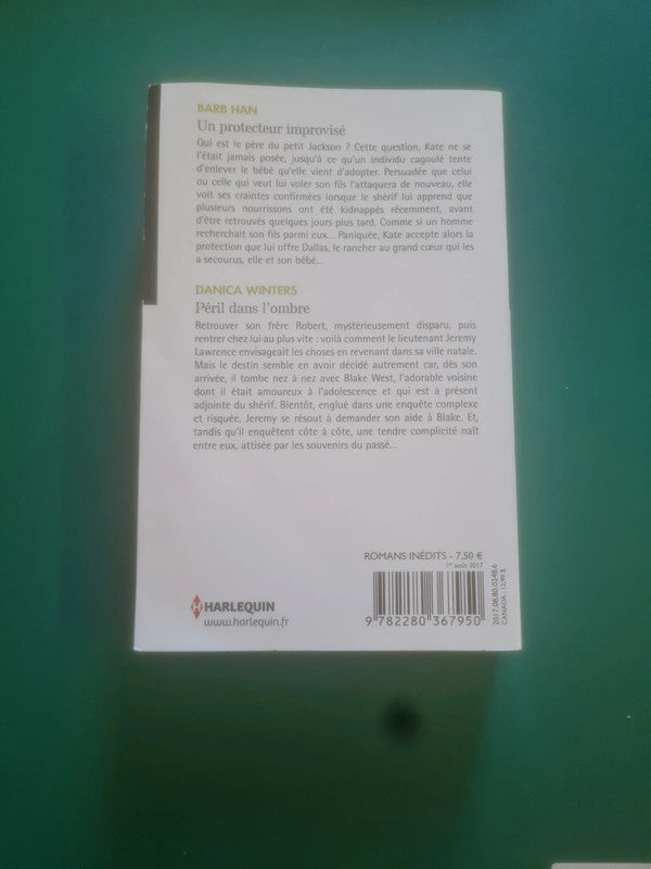 Livre occasion – Un protecteur improvisé , Barb Han , Péril dans l'ombre , Danica Winters