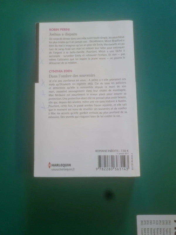 Joshua a disparu , Robin Perini , Dans l'ombre des souvenirs , Cynthia Eden