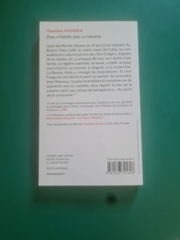Dieu n'habite pas La Havane , Yasmina Khadra
