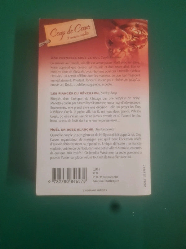 Livre occasion – Une promesse sous le gui , Les fiancés du réveillon, Noël en robe blanche