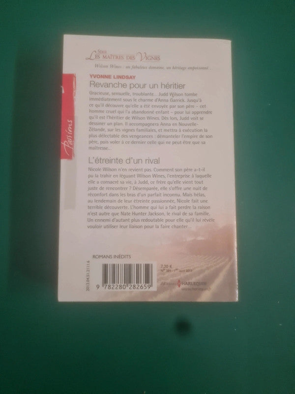 Revanche pour un héritier , Yvonne Lindsay , L'étreinte d'un rival