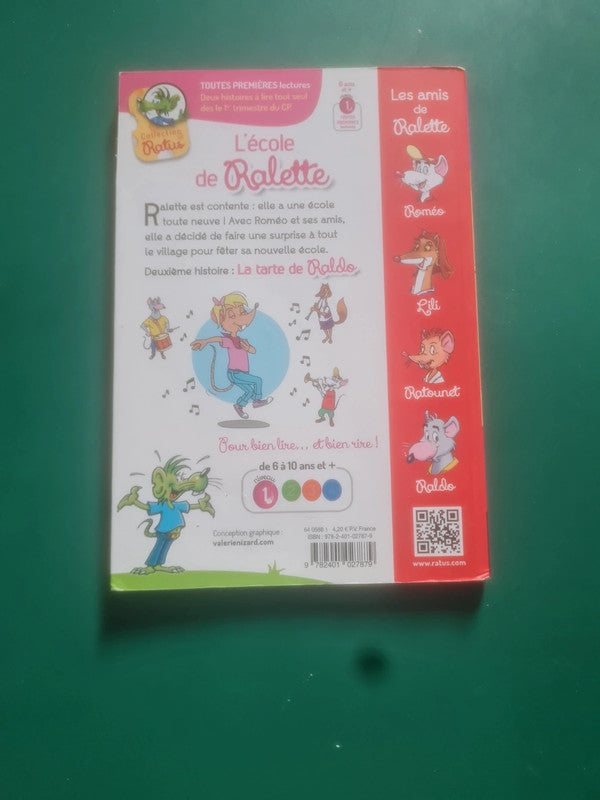 Livre occasion – Ratus : L'école de Ralette , Jeanine et Jean Guion Illustration Oliver Vogel