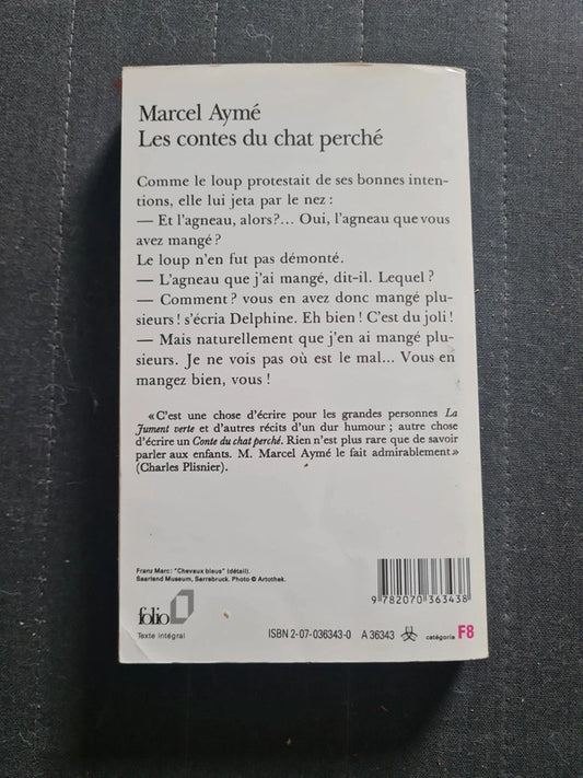 Les contes du chat perché - Marcel Aymé - Folio 343