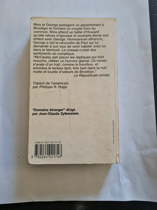 L'objet de mon affection , Stephen Mc Cauley 10-18