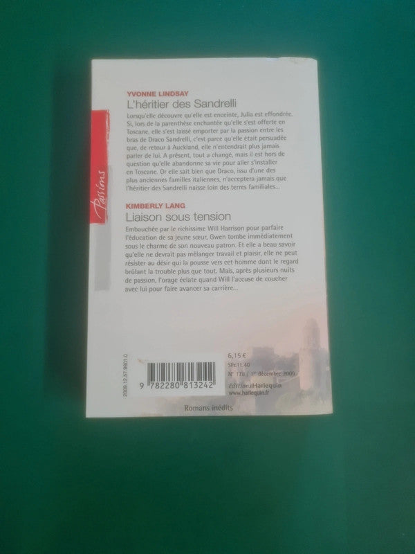 L'héritier des Sandrelli , Yvonne Lindsay , Liaison sous tension , Kimberly Lang
