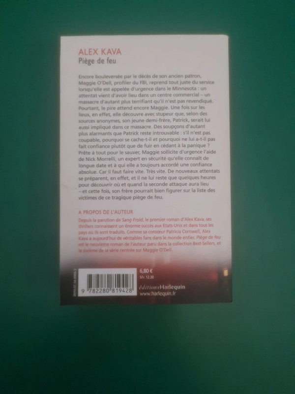 Piège de feu , Alex Kava