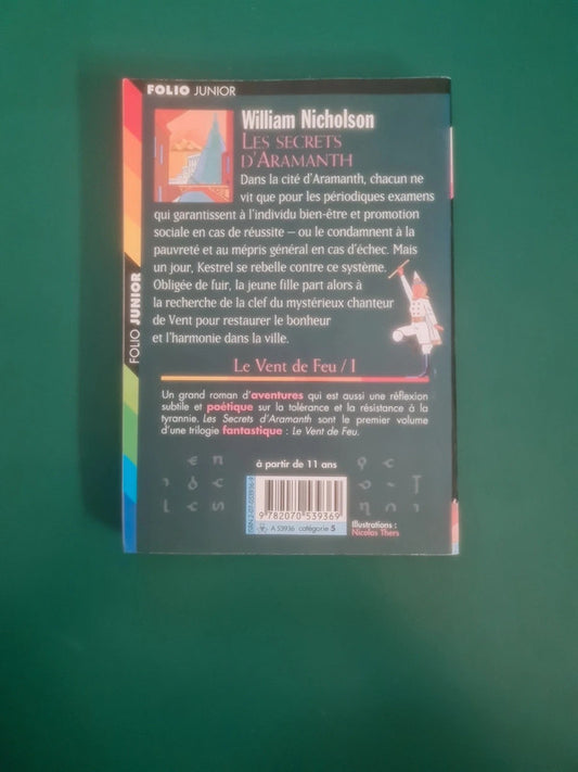 Les secrets D'Aramanth, William Nicholson