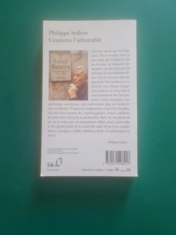 Casanova l'admirable , Philippe Sollers