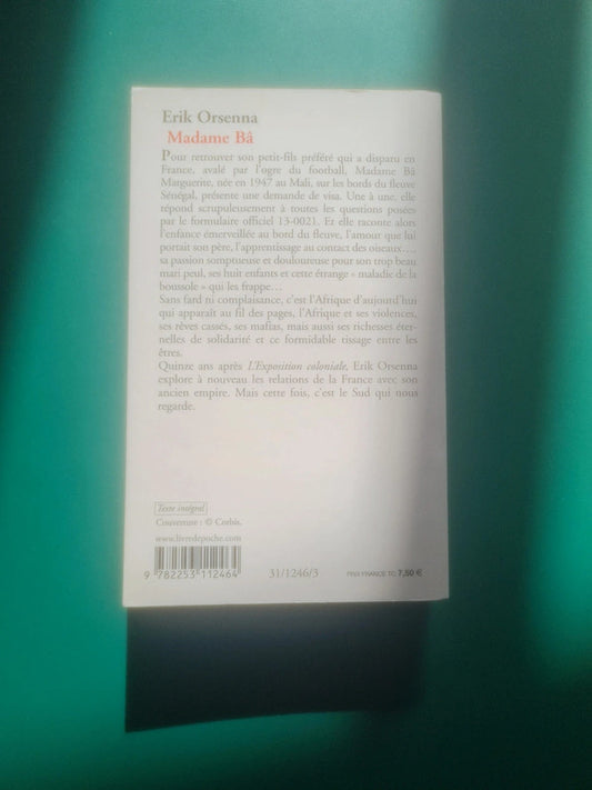 Madame Bâ , Erik Orsenna