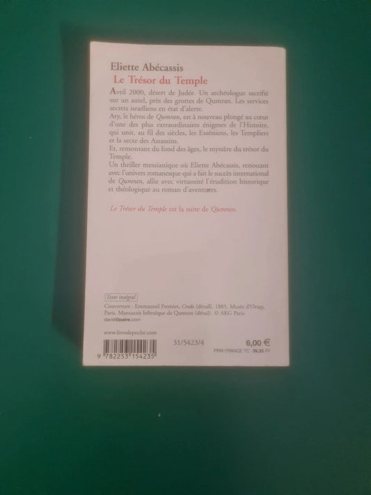 Le Trésor du temple, Eliette Abécassis