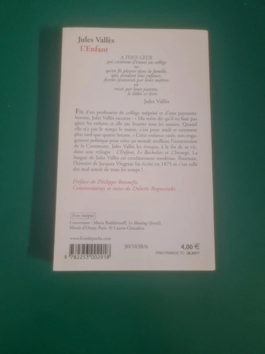 L'Enfant , Jules Vallès